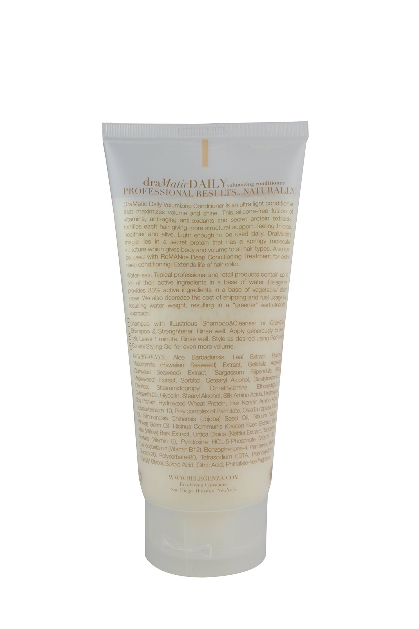 DraMatic Daily Volumizing Conditioner – Lightweight, Silicone-Free for Fine, Thinning Hair – Boosts Volume, Shine & Strength – Sulfate-Free, Color-Safe, Hair Growth Support – 6 oz