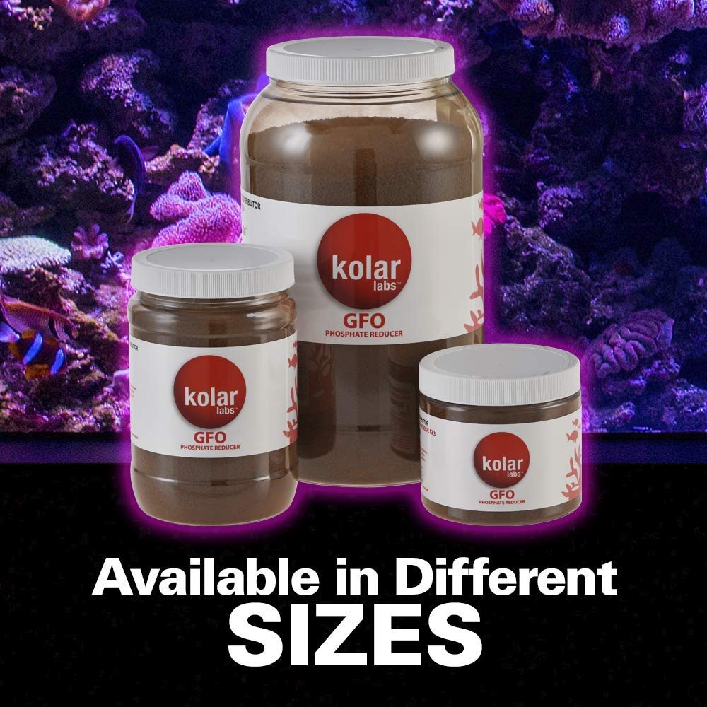 Kolar Labs GFO Bayoxide E33 Phosphate Remover – for Freshwater and Saltwater Aquariums, Reef Tanks, Promotes Coral Health