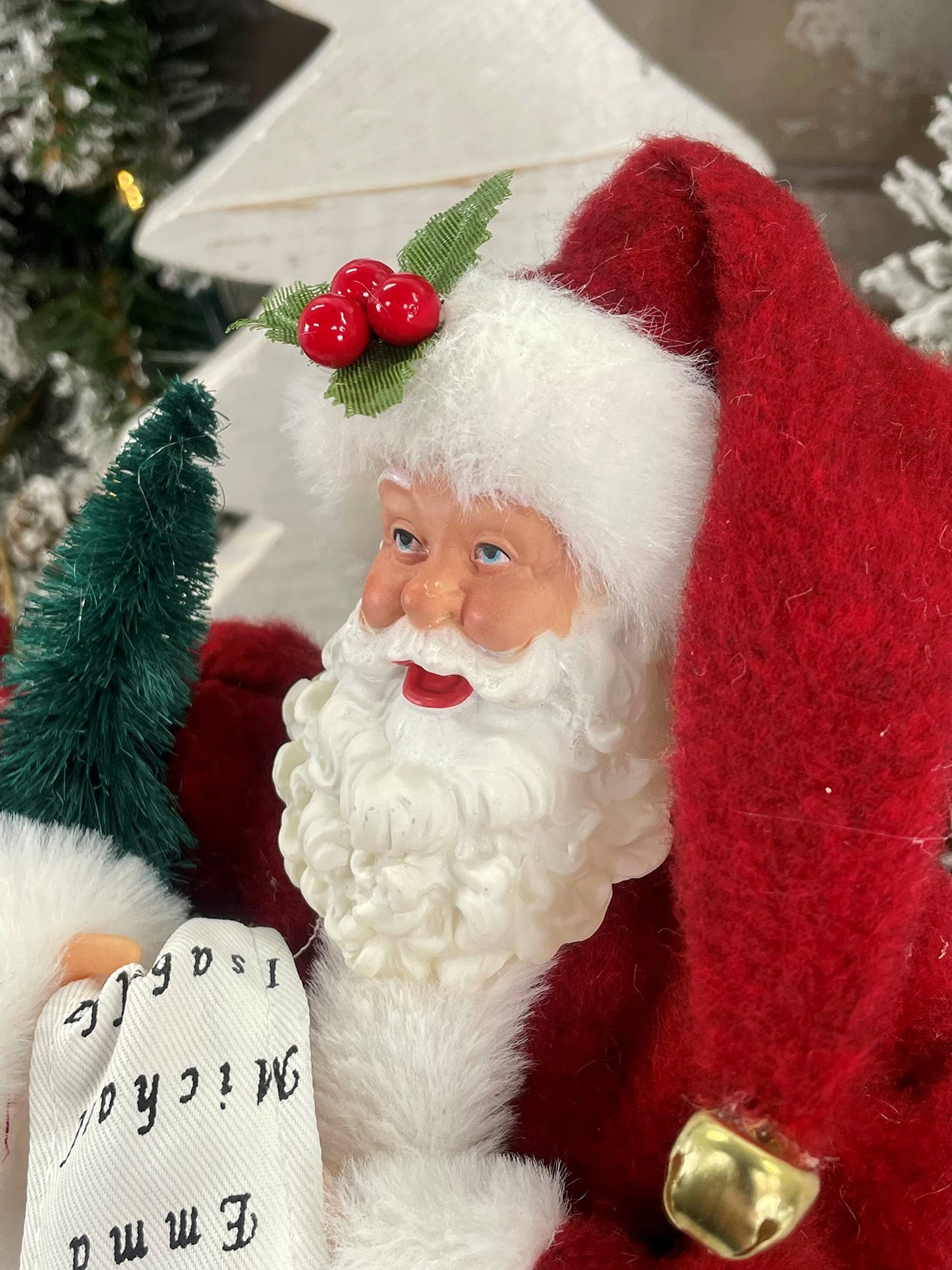 Santa's Workshop 12" Alabama University Santa, Red, (ALC031)