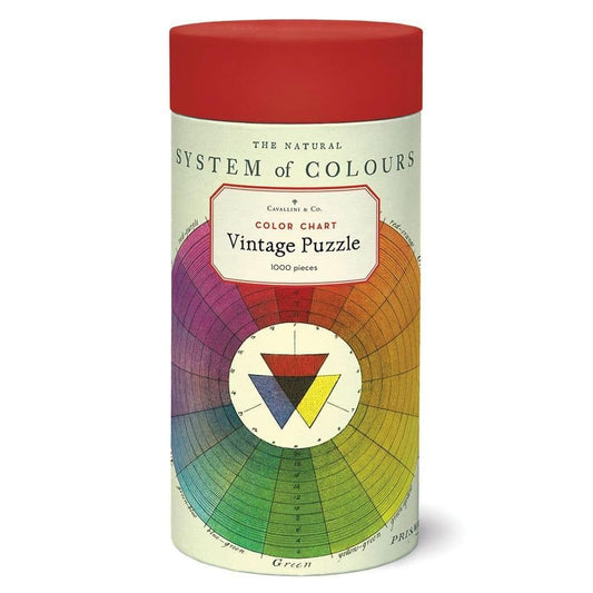 Cavallini & Co. 1000 Piece Vintage Puzzle, Color Chart (PZL/Color)