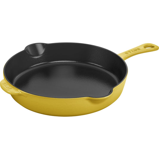 STAUB Cast Iron 8.5-inch Traditional Deep Skillet