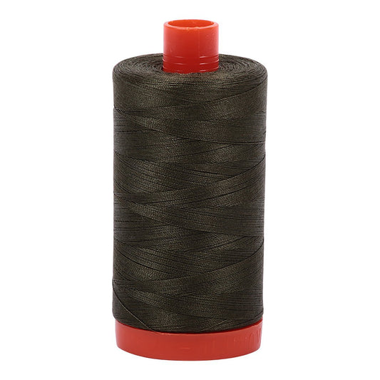 Aurifil Mako Cotton Thread Solid 50wt 1422yds Dark Green