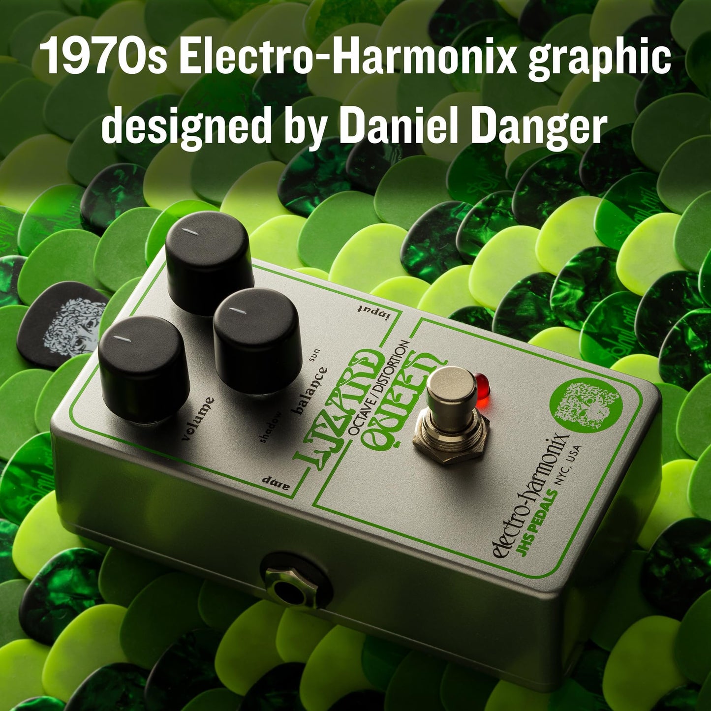 Electro-Harmonix Lizard Queen Octave Fuzz Pedal