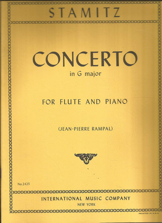 Stamitz - Concerto in G Major for Flute and Piano