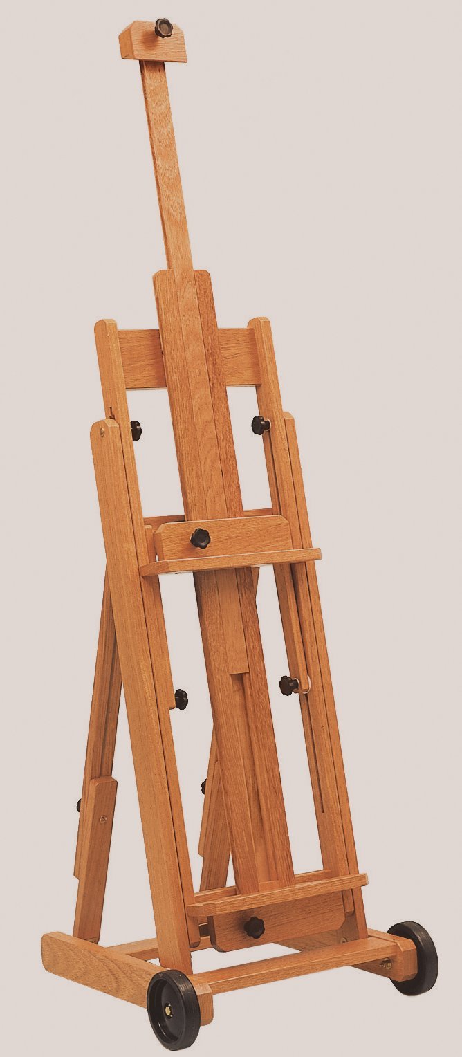 Jack Richeson Lyptus Wood Belmont Easel with Wheels