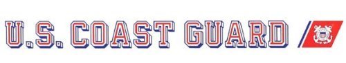 U.S.Coast Guard 18 inch Window Strip USCG Outside Decal