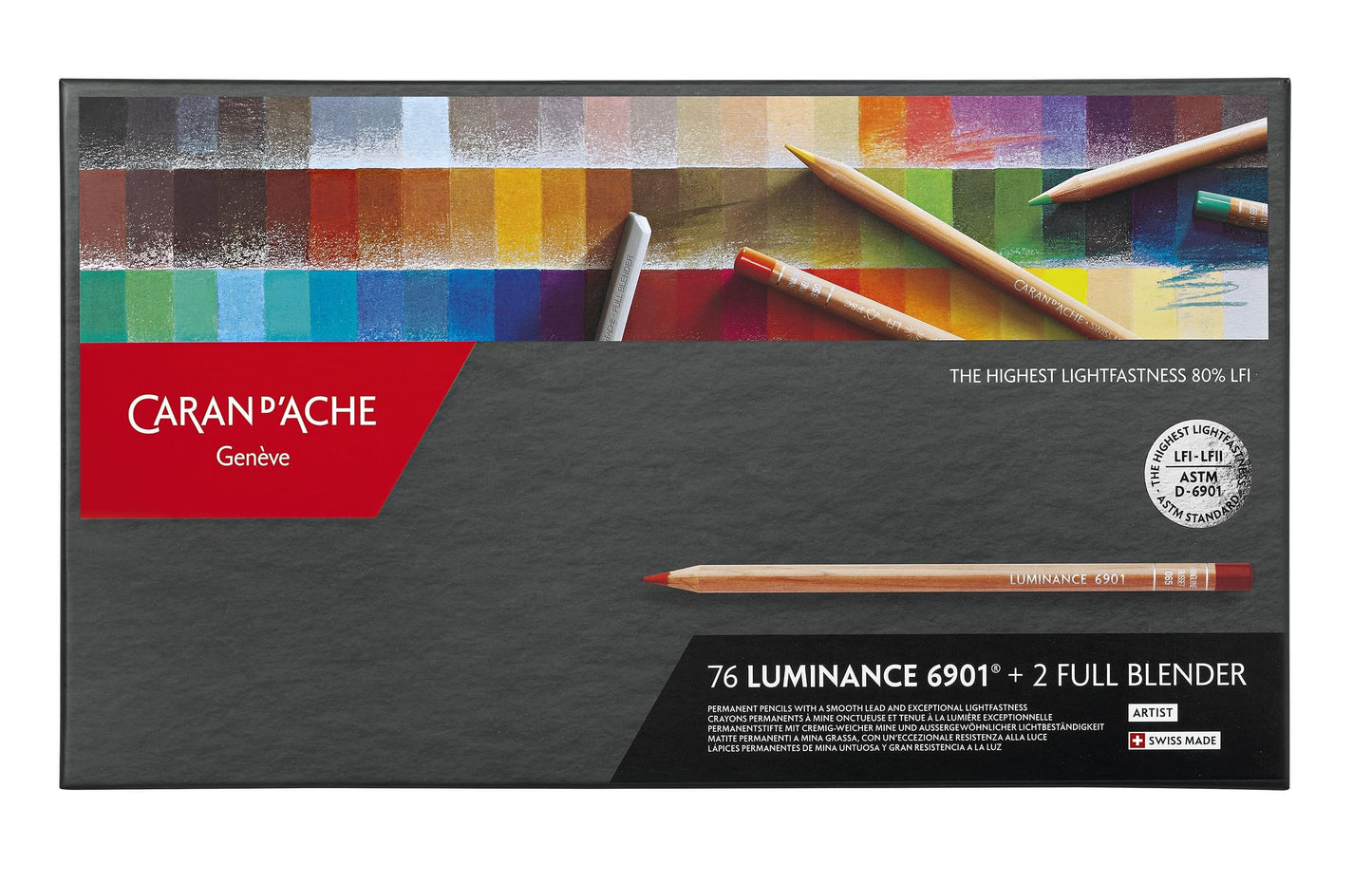 Caran d'Ache Artist Luminance Pencil Set (Set of 76)