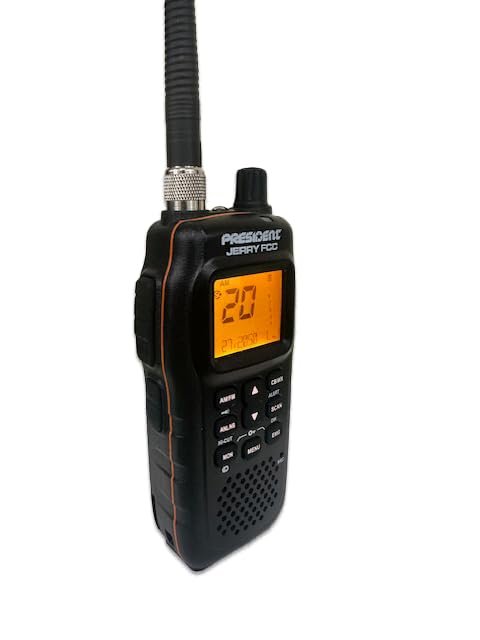 President Jerry FCC AM/FM Portable Radio with Vehicle Charging System - Perfect for The Road Warrior!