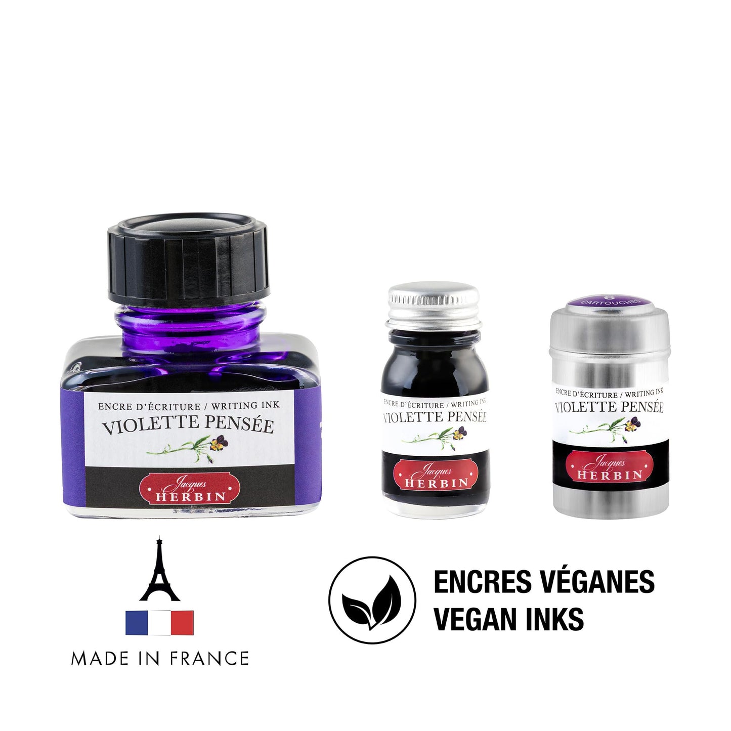 J. Herbin Fountn Pen Ink 30Ml Violette Pensee
