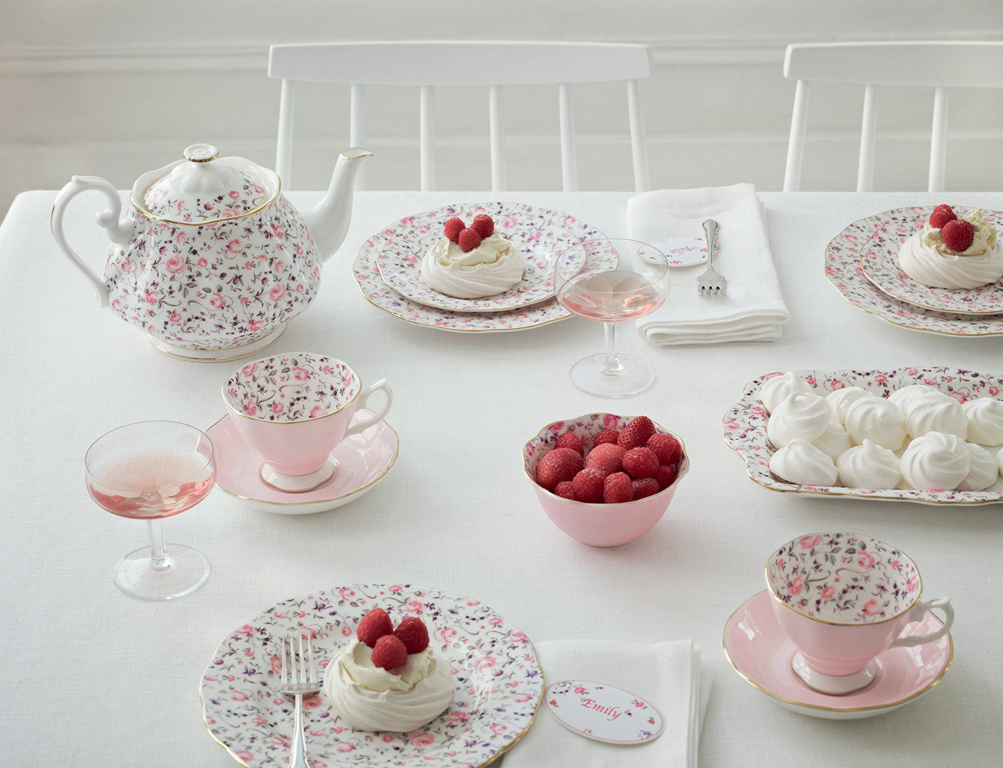 Royal Albert New Country Roses Pink Teaset