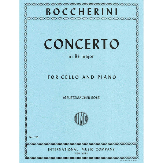 Concerto in B-flat Major for Cello & Piano