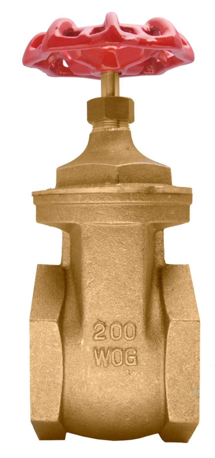 Brass Gate Valve - 200 WOG, FxF NPT