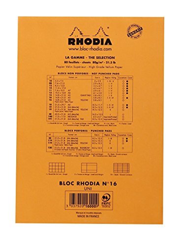 Rhodia A7 Head Stapled Pad