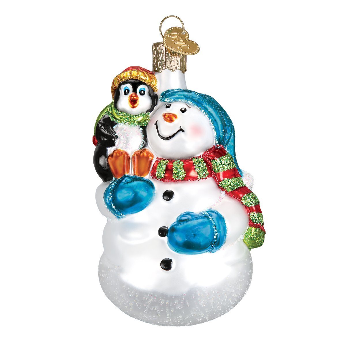 Old World Christmas Glass Blown Penguin Ornaments