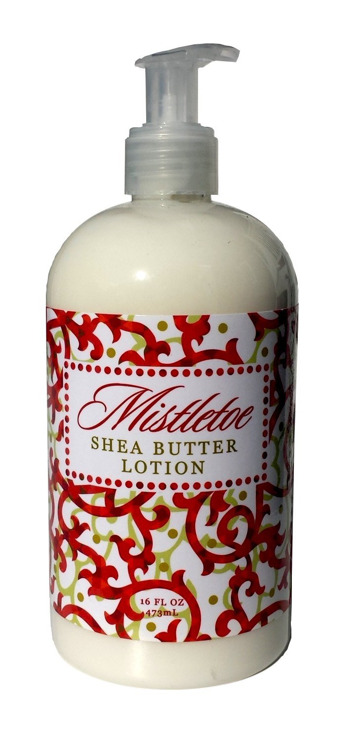 Greenwich Bay MISTLETOE Hand and Body Lotion with Shea Butter, Cocoa Butter and Vitamin E 16oz