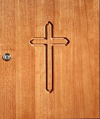 Christian Brands Plain Cross Wood Tabernacle - Medium Oak