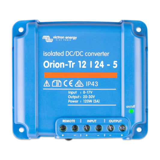 Victron Energy Orion-Tr DC to DC Converter - IP43 Protected - for Dual Battery Systems - Isolated