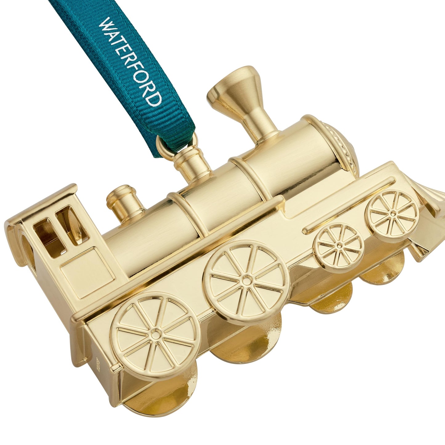 Steam Train Golden Ornament