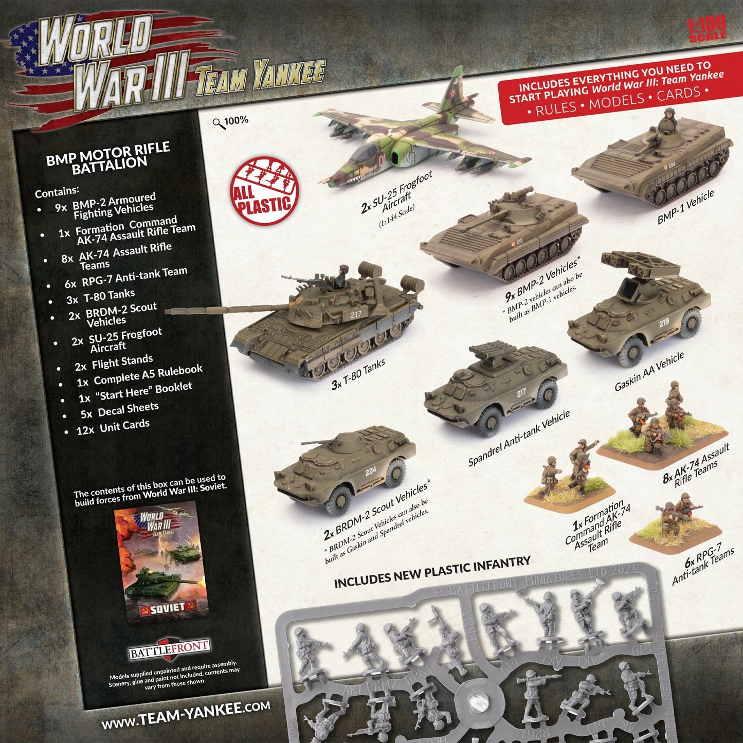 Flames of War - Team Yankee - Soviet Starter Force BMP Motor Rifle Battalion