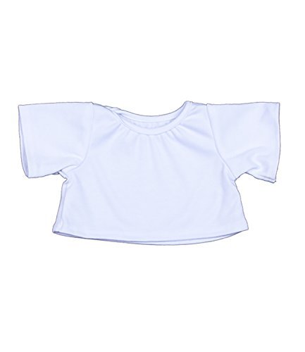 White TShirt Fits Most 8"-10" Webkinz, Shining Star, Make Your Own Stuffed Animal