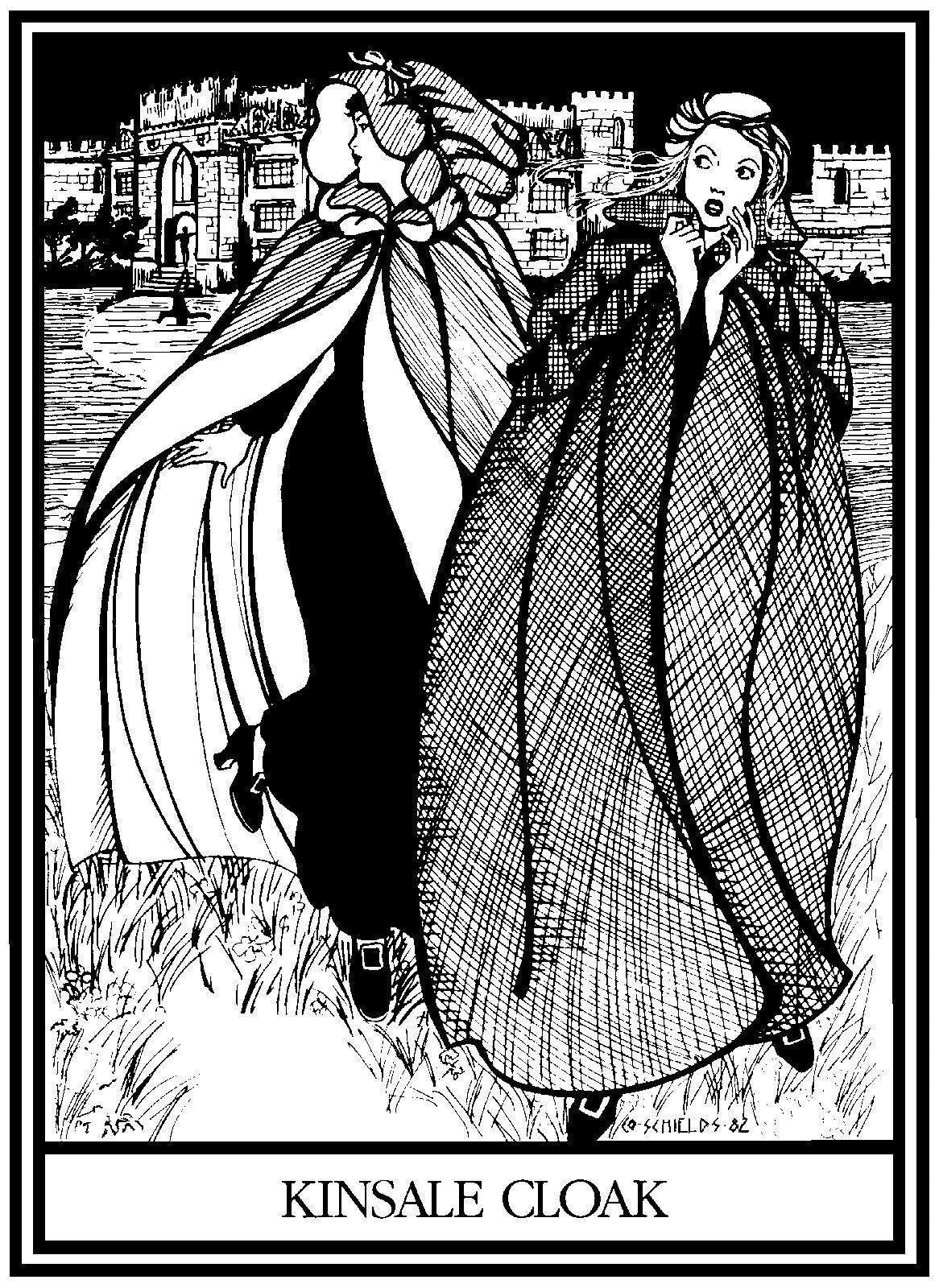Folkwear Kinsale Cloak #207 Ladies Irish Ireland Cloaks Capes Sewing Pattern (Pattern Only)