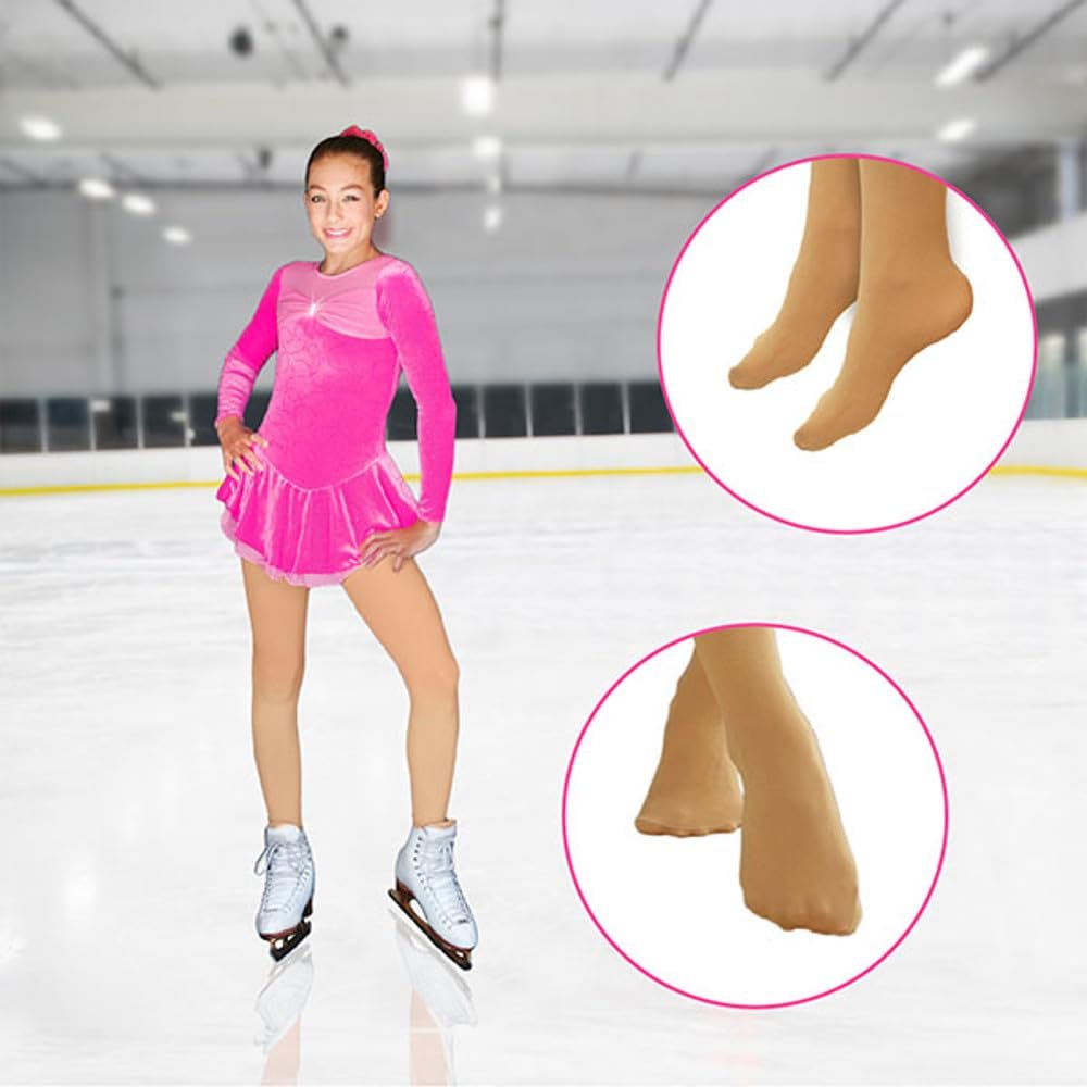 ChloeNoel Figure Skating Footed Tights TF8830
