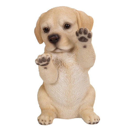 Pacific Trading Yellow Labrador Puppy Figurine 6 Inch