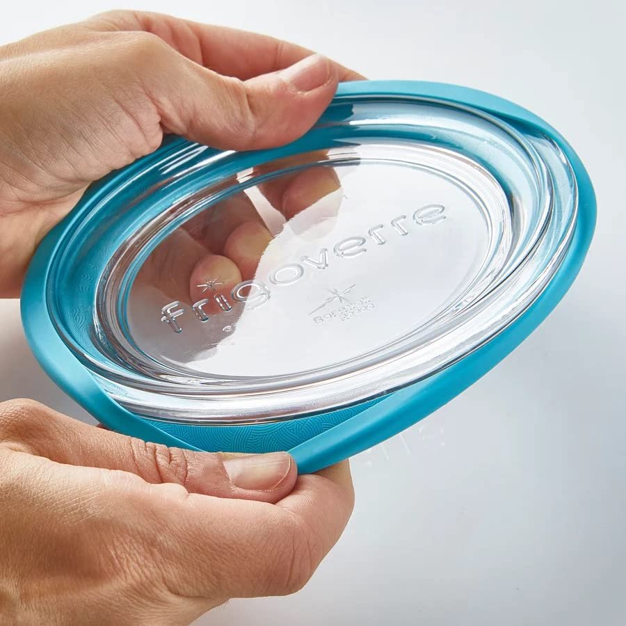 Bormioli Rocco Frigoverre Future Food Storage Container, Made From Durable Glass, Dishwasher Safe, Made In Italy