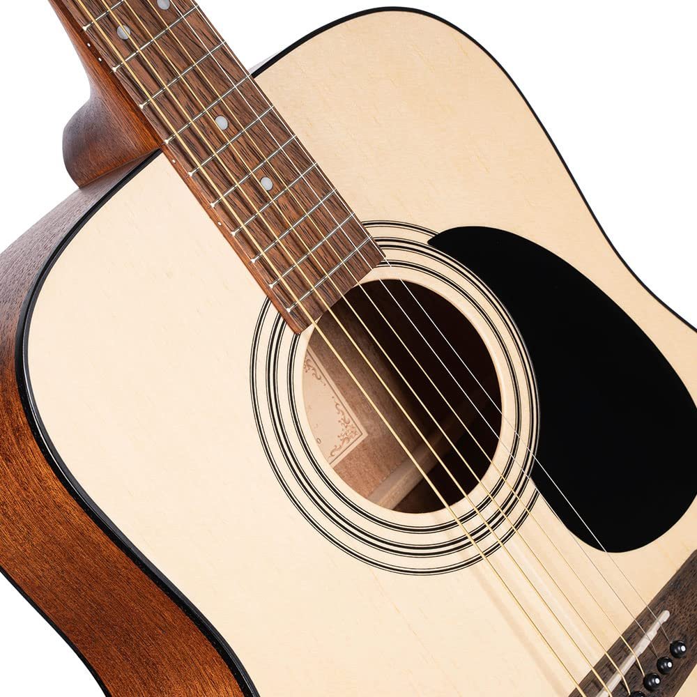 Cort AD810OP Standard Dreadnought Guitar, Spruce Top, Mahogany Back & Sides, Open Pore