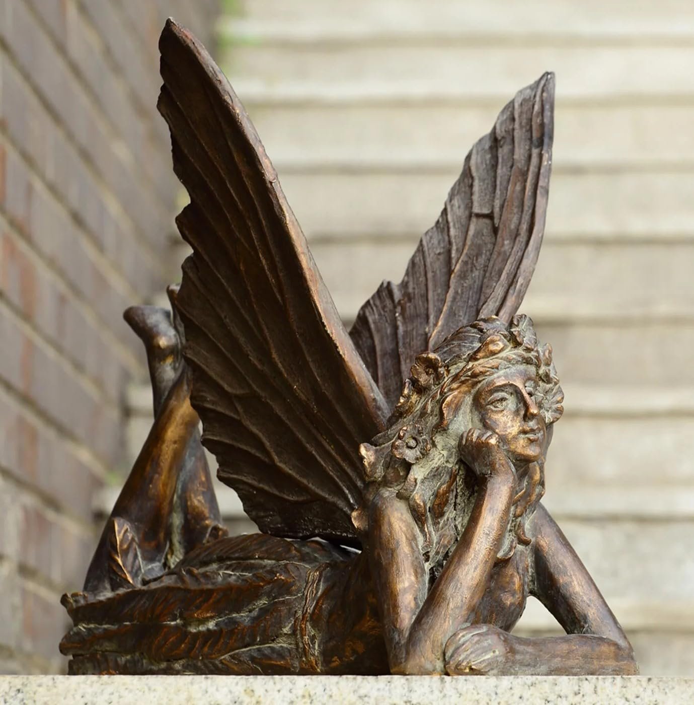 Fairy at Rest Garden Statue