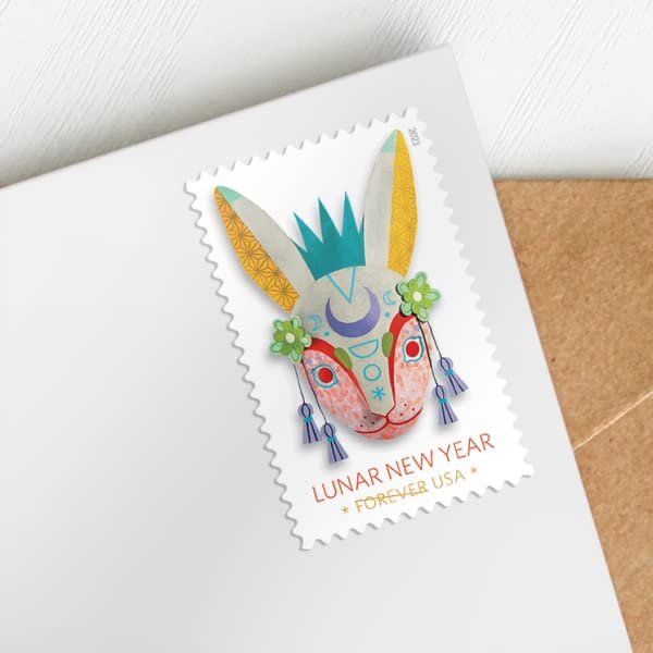 Lunar New Year: 2023 Year of The Rabbit, Sheet of 20 Postage Stamps
