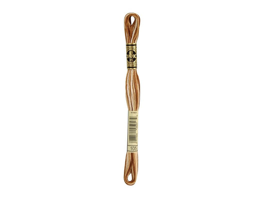 Dmc 6-Strand Embroidery Cotton 8.7yd-Variegated Brown