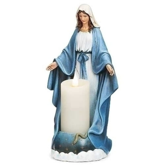 Joseph's Studio by Roman, Renaissance Collection, 10" H Our Lady of Grace Figure, Home Décor, Devout Gift, Prayerful Inspiration (4x5x10)