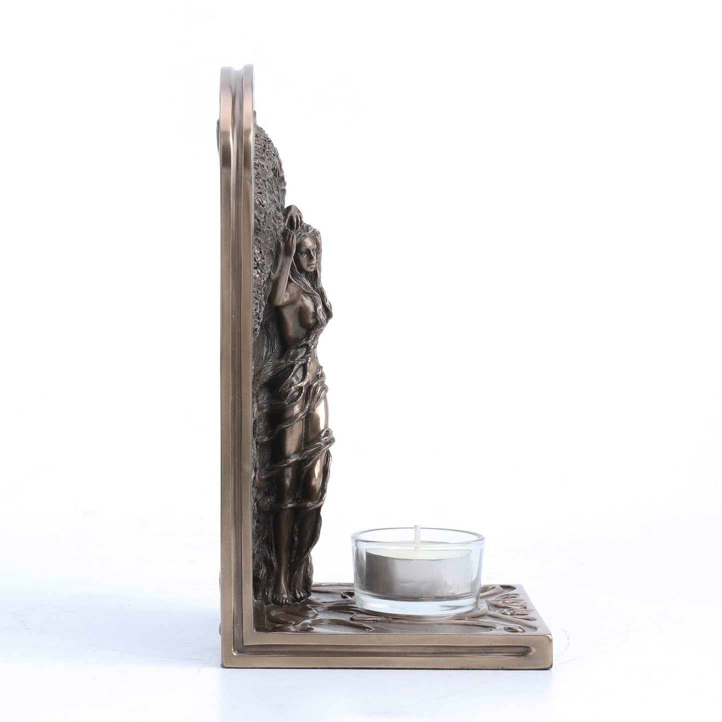 Earth Life Magic Tree of Life Tealight Candle Holder by Selina Fenech Cold Cast Resin Antique Bronze Finish