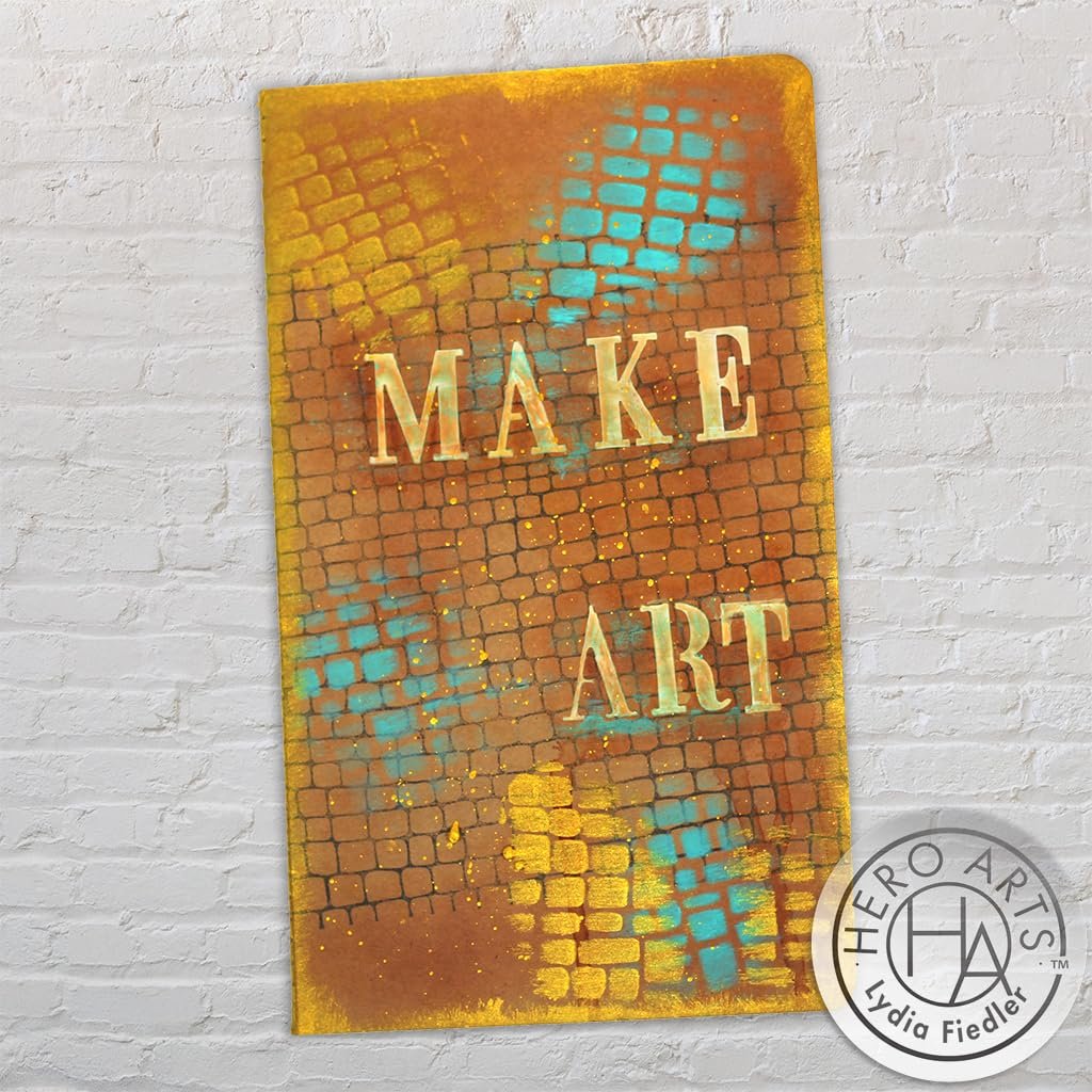 Hero Arts SA195 Stencil 6x6, Cobblestone