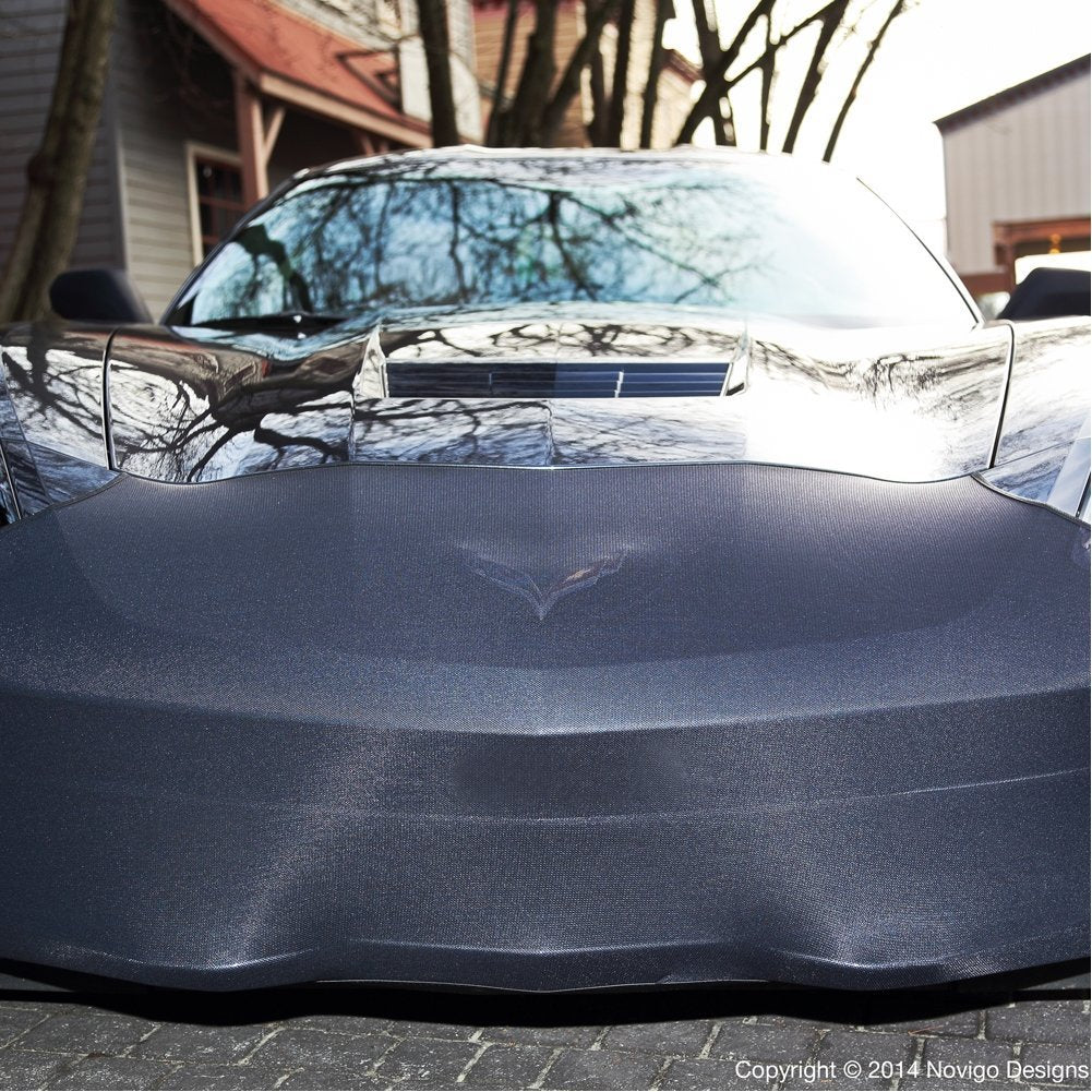 C7 Corvette Stingray NoviStretch Front + Mirror Bra High Tech Stretch Mask Combo Fits: All C7 2014 Through 2019 Corvettes Including Z51, ZO6 and Grand Sport