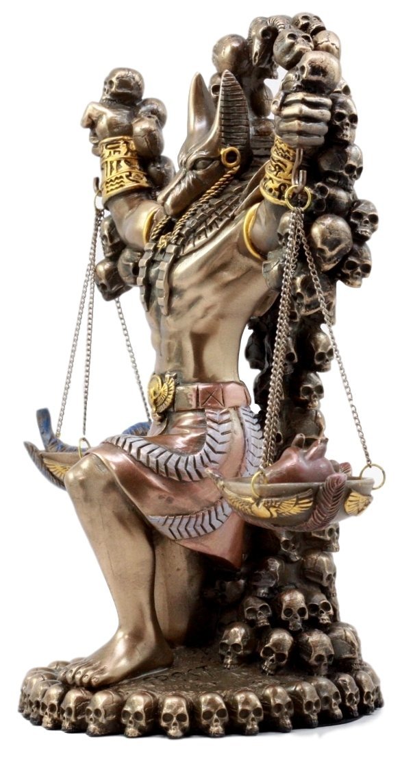 Pacific Giftware Ancient Egyptian God of Underworld Anubis Guardian of Scales Figurine 8.5 Inches (Bronze)