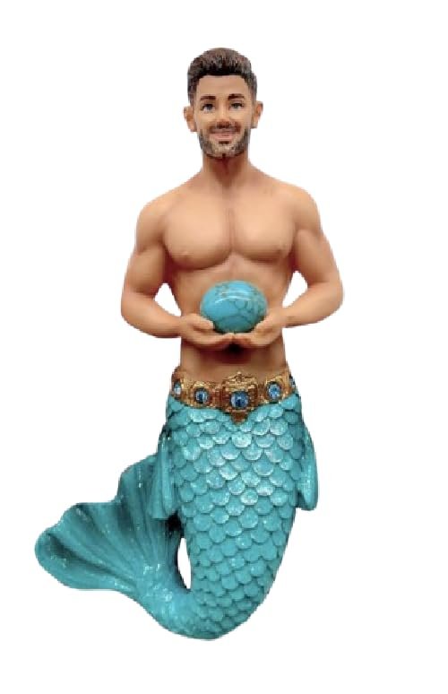 December Diamonds 55-55500 December Turquoise Merman Ornament 4.5 Inches