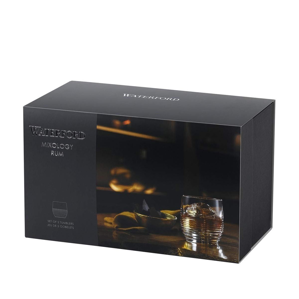 Waterford Mixology Rum Circon 8 oz Tumbler, Set of 2