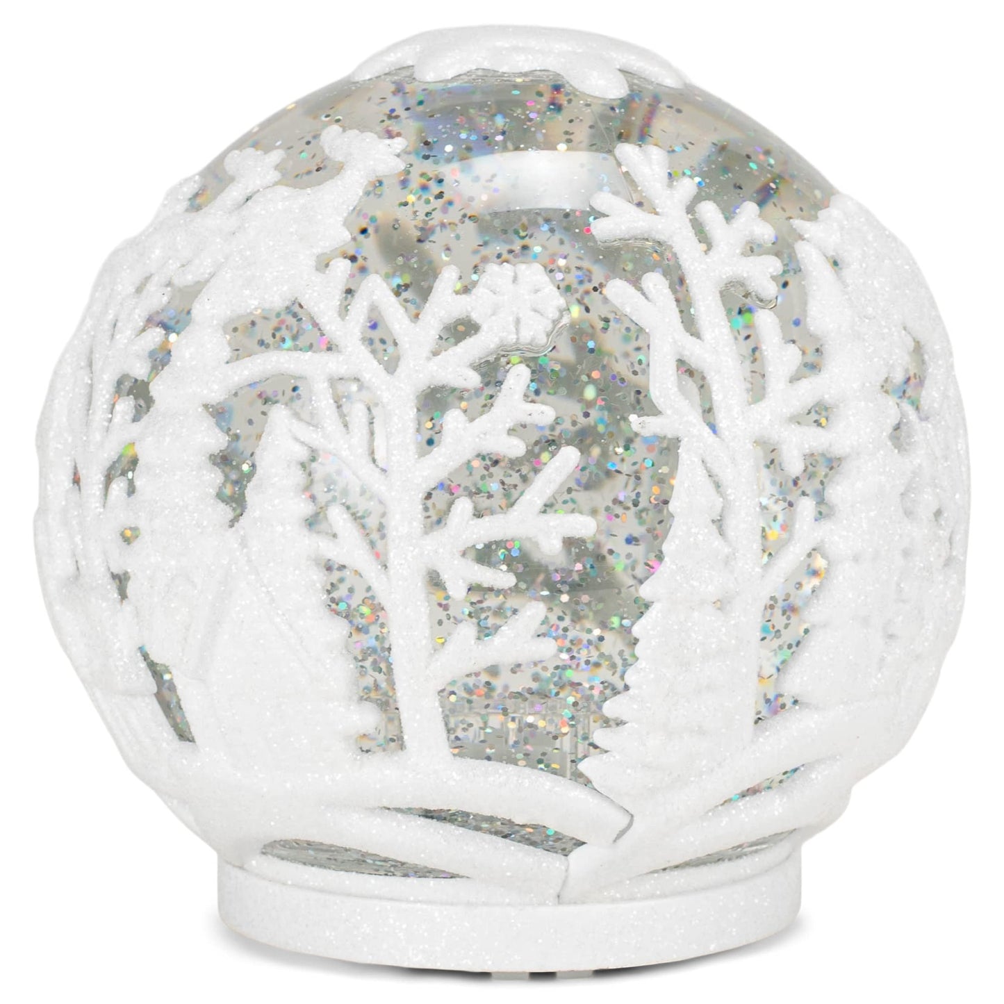 RAZ Imports 2021 Christmas Time in The Village 6.25" Town Scene Glitter Embossed Lighted Water Globe