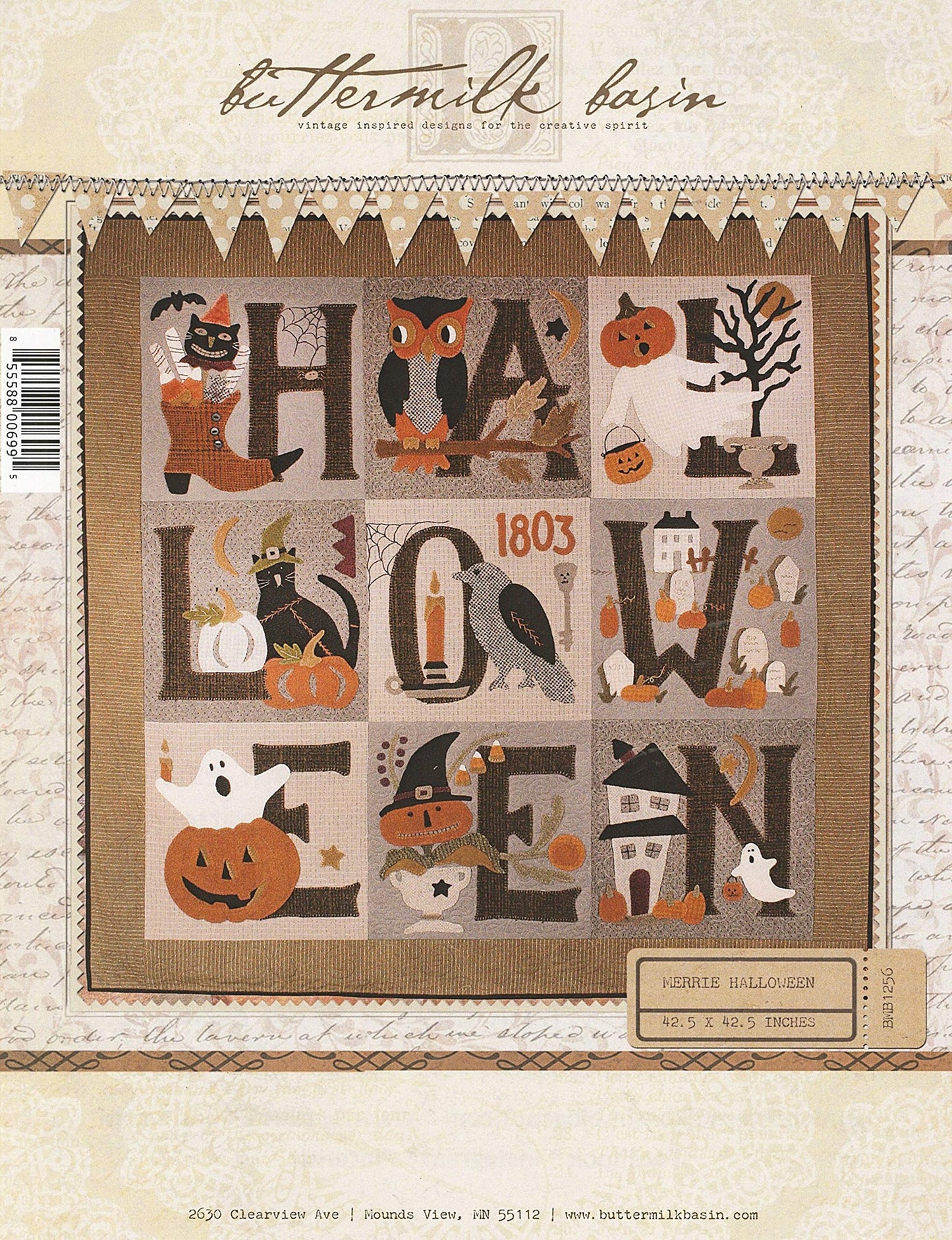 Merrie Halloween Quilt Pattern by Stacy West
