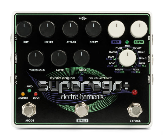 Electro-Harmonix Superego+ Synth Engine/Multi-Effects Pedal