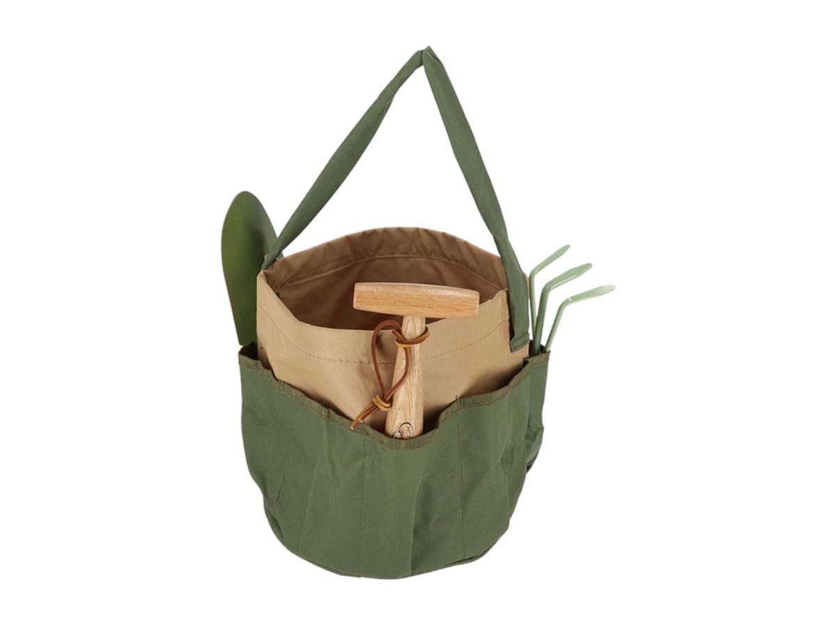 Esschert GT05 Design GT05 28 x 28 x 26cm Textile Garden Tools Bag - Green