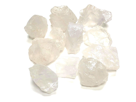 Zentron Crystal Collection: Natural Rough Girasol Opal, Includes Velvet Bag - Large 1" Pieces (1 Pound)