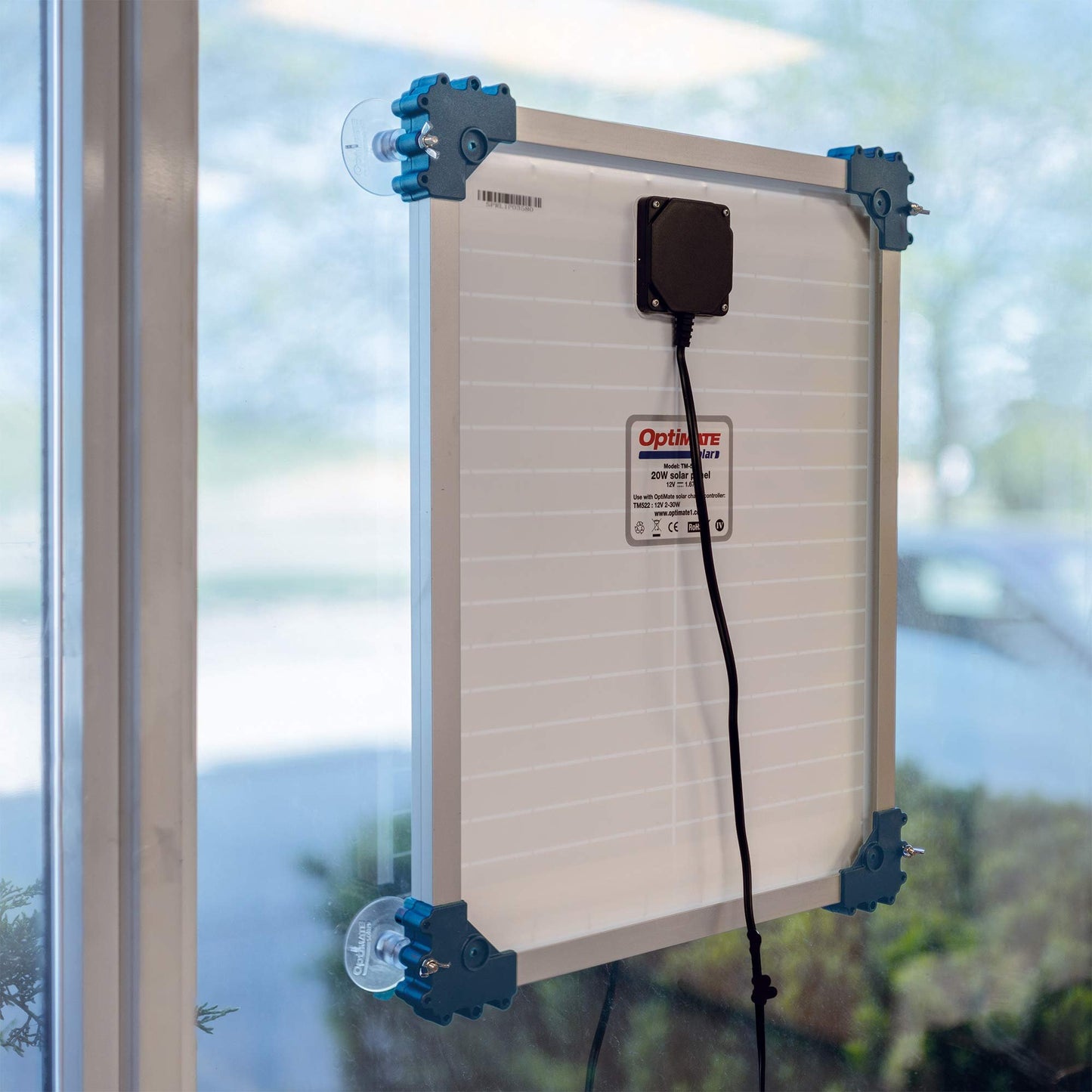 Optimate Solar Duo 40W, TM522-D4, 6-Step 12V / 12.8V 3.3A Weatherproof Solar Battery Saving Charger & maintainer