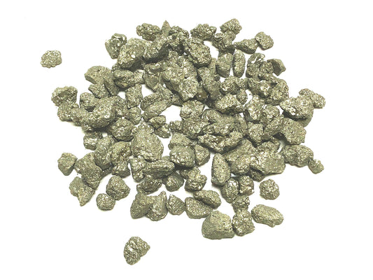 Zentron Crystal Collection: Natural Rough Pyrite Fools Gold 1/2" Pieces (1/2 Pound)