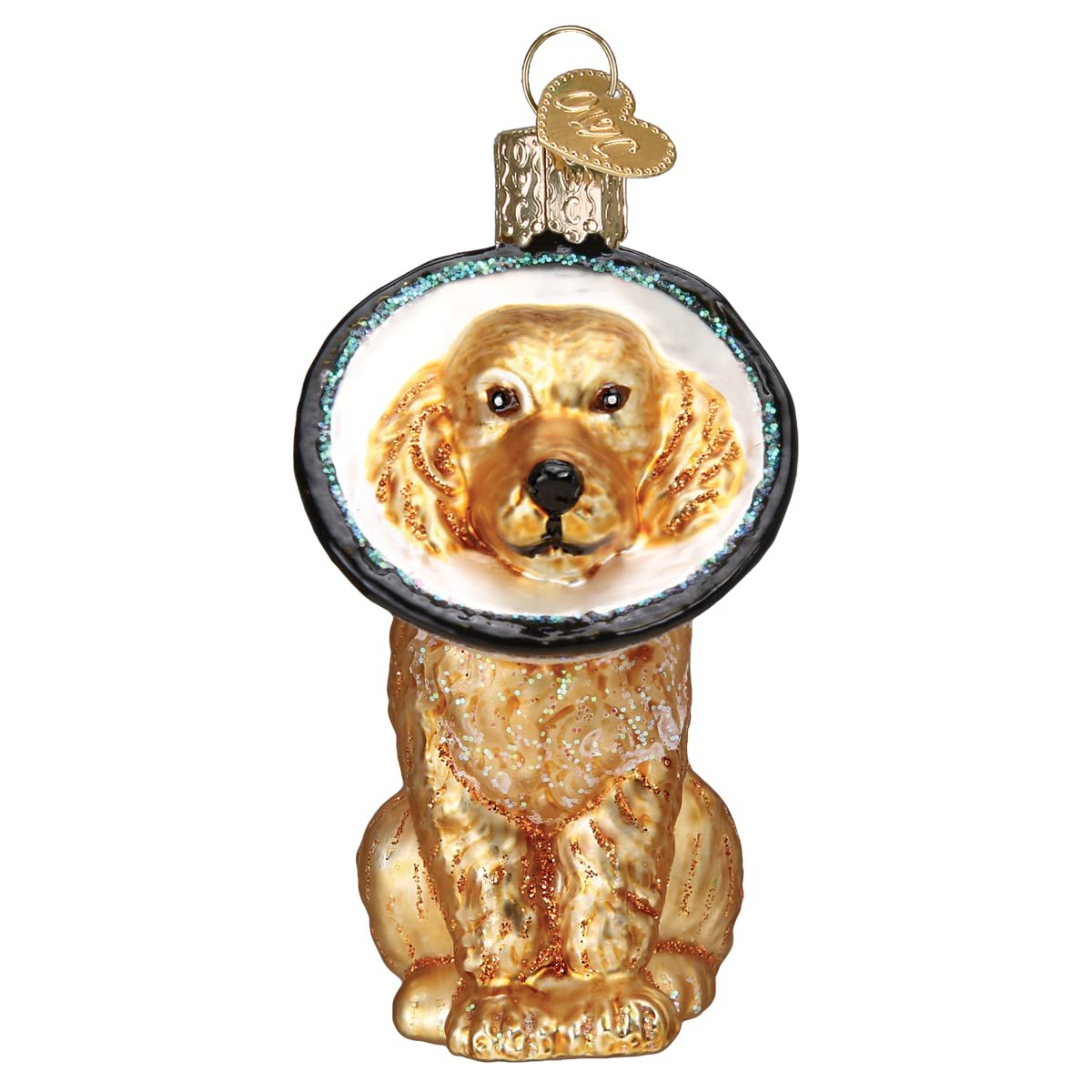 Old World Christmas Ornaments: Dog and Pet Accessories Glass Blown Ornaments for Christmas Tree