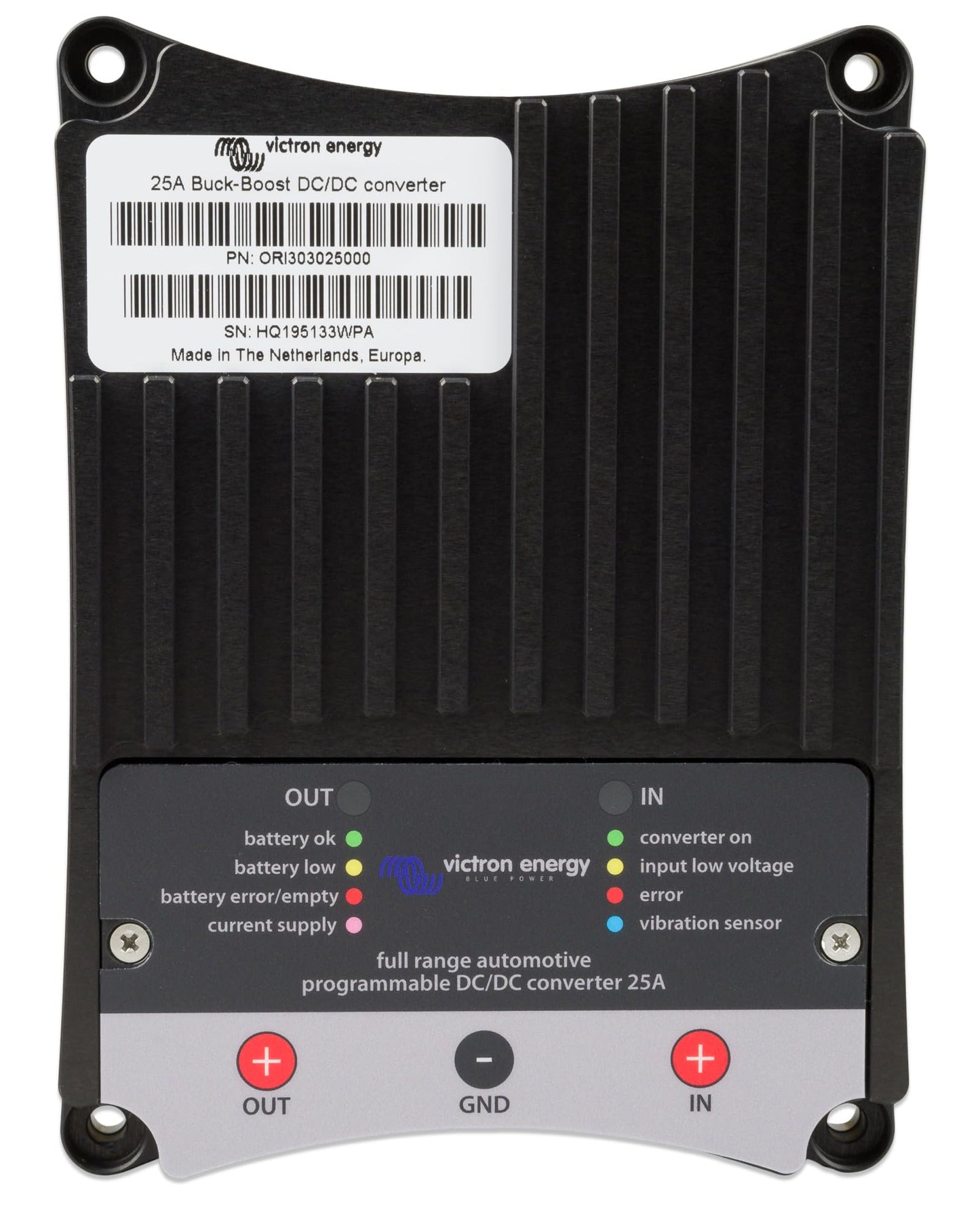 Victron Energy Buck-Boost DC-DC Converter 25 Amp for Charging a 12V or 24V Service Battery in Vehicles