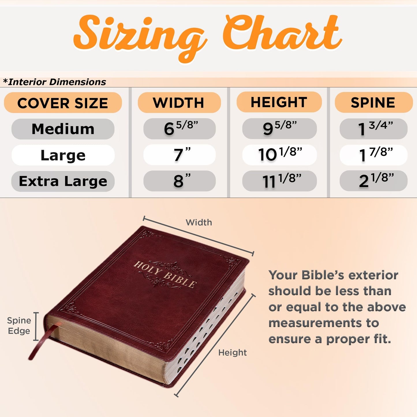 Christian Art Gifts Classic Vegan Leather Bible Cover for Men: I Know The Plans - Inspirational Bible Verse, Sturdy Easy Carry Book Case w/Pen Loops, Brown