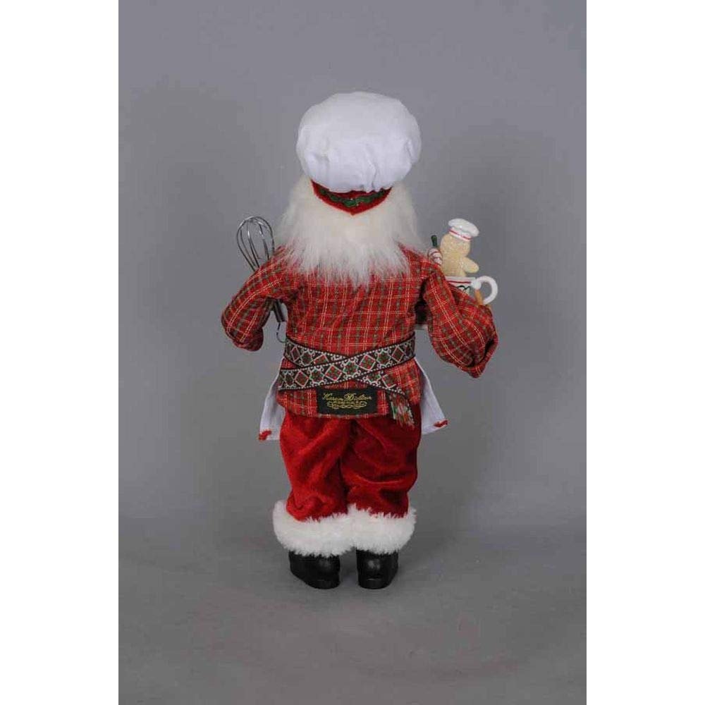 Karen Didion Originals Kitchen Santa Figurine, 13 Inches